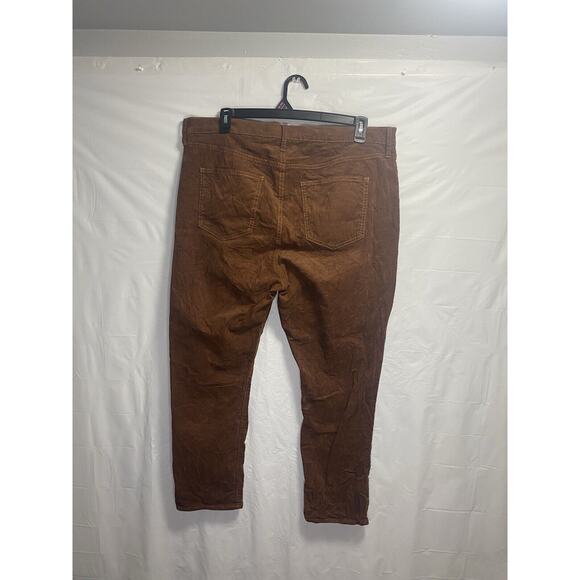 Gap Brown Corduroy Pants Women’s 20/35R High Rise Western Rodeo‎ Vintage Slim - Picture 2 of 4
